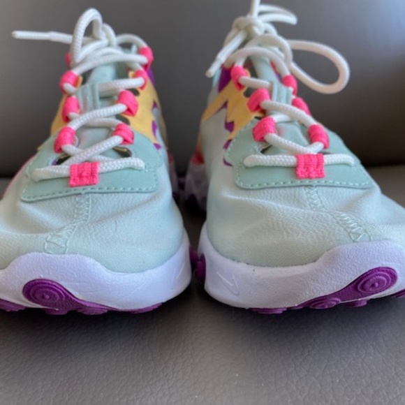 Nike React Element 55 sneakers running shoes US 7 Pistachio Frost - like NEW - Picture 4 of 16